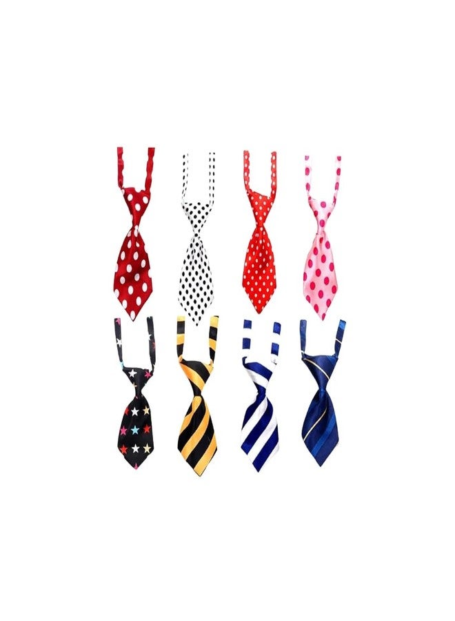 Misu Cat & Dog Tie - Adjustable Pet Neck Tie for Dogs & Cats - Soft Fabric, Cute Pattern for Parties, Photoshoots Ideal for Small Breeds Blue - Image 1